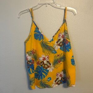 Tropical Print Top